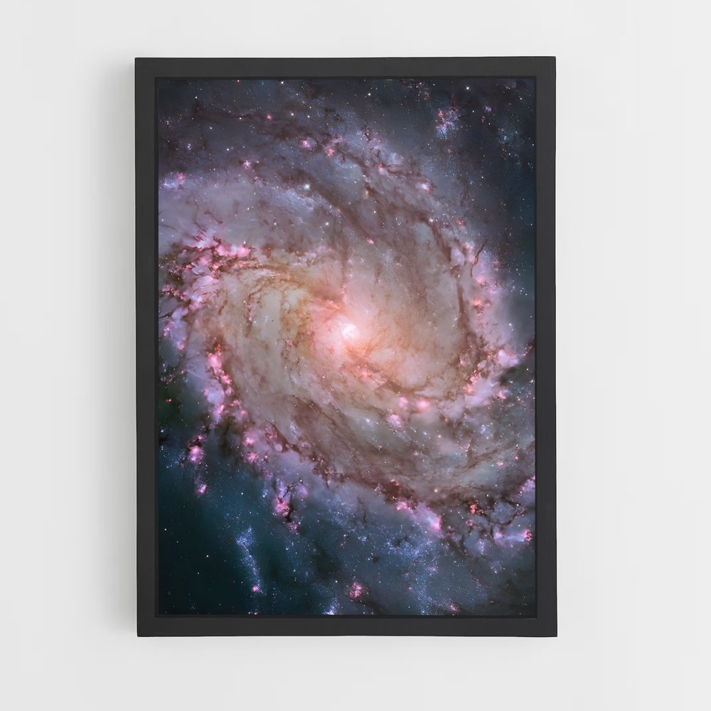 Poster superbe de la galaxie Pinwheel (vue 2)
